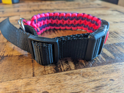 Reverse Solomon Paracord Adjustable Dog Collar